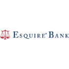 Equity Bank logo with red scales and blue text.
