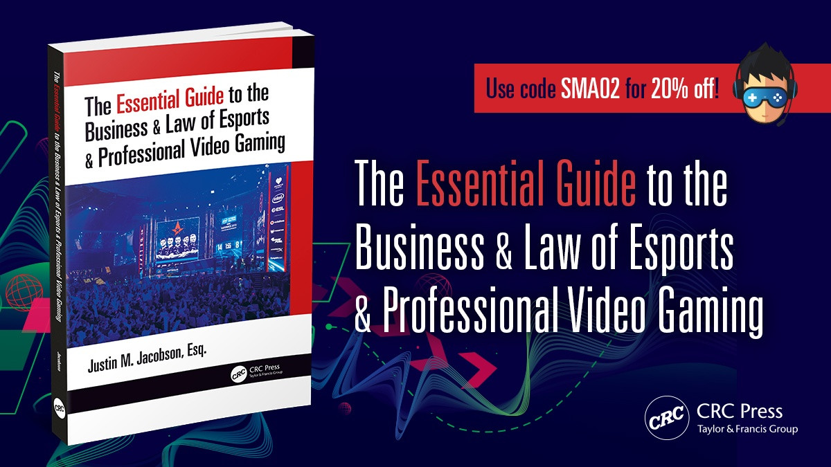 Book cover of esports business guide.