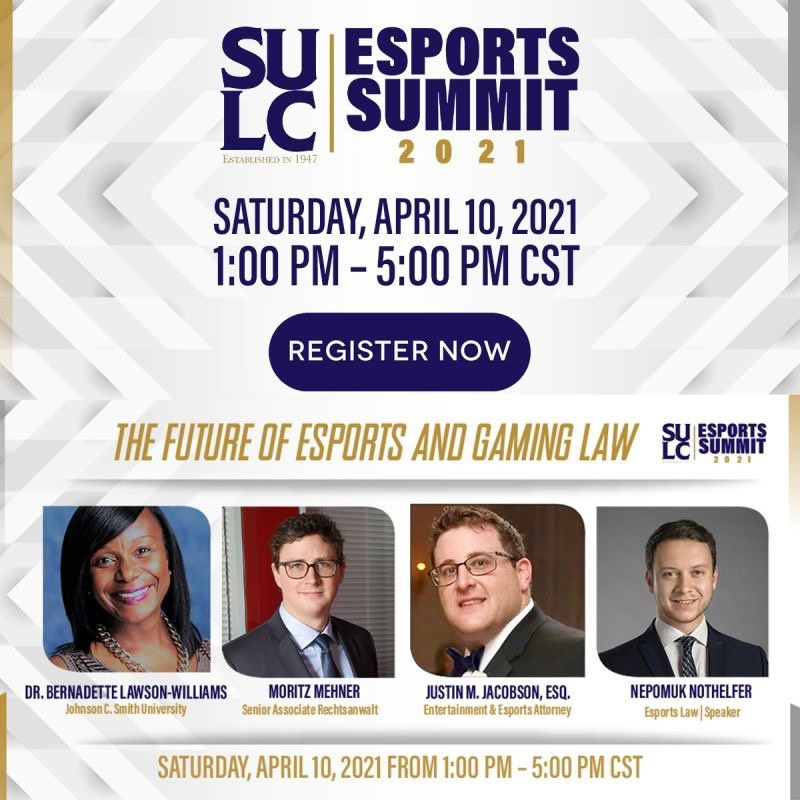 Esports Summit 2021 promotional event poster.