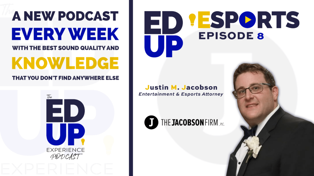 Podcast announcement featuring Justin M. Jacobson.