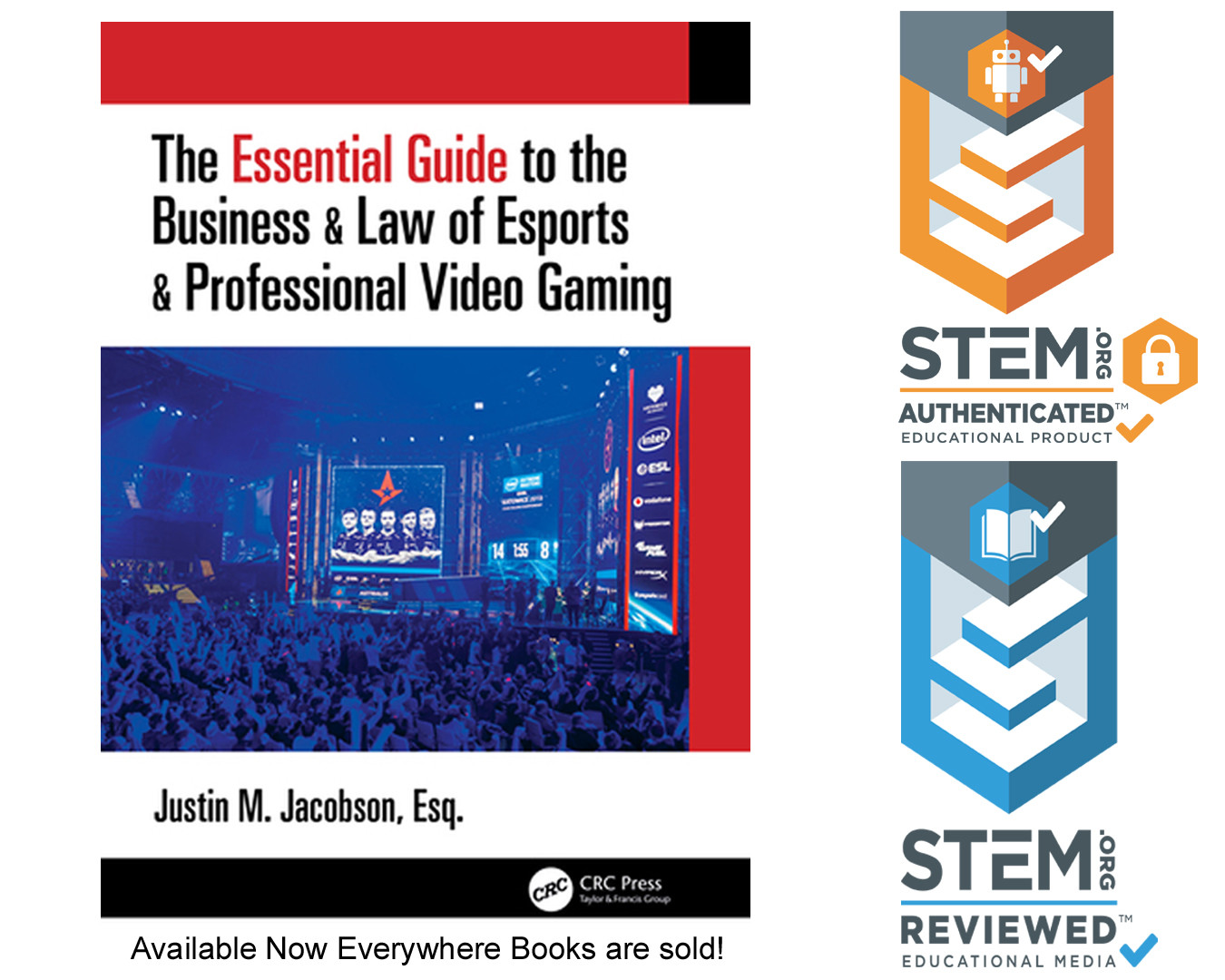 Esports business and law book cover image.